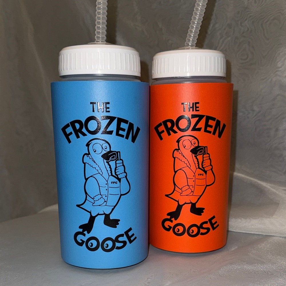 Pair of Frosty “Frozen Goose” Tumblers